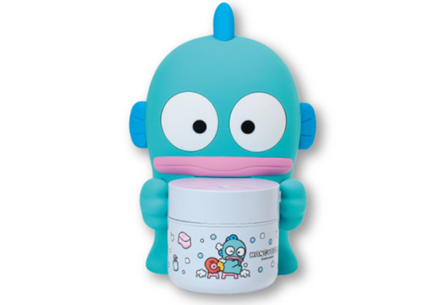 サンリオ“ハンギョドン”の新作当りくじ発売！　加湿器など「なかよしお風呂タイム」がテーマのグッズを用意