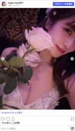 元グラドル・村島未悠、キャバ嬢としてBirthdayイベント完遂　※「村島未悠」Instagram