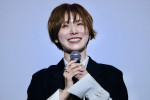 映画『男ともだち』舞台挨拶付き大阪先行上映に登壇した松岡茉優