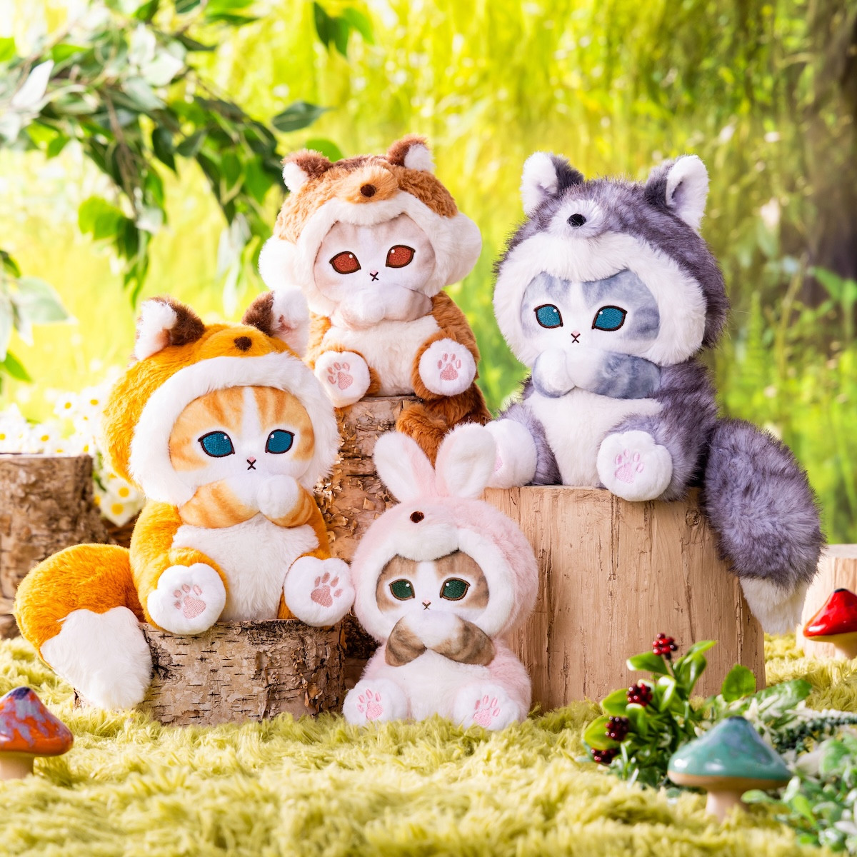 「mofusand TOKYO」にゃんこたちが北欧の森の動物に! トートなど約48アイテム登場