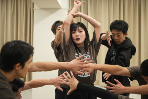 つかこうへい革命ミュージカル ダブルス『飛龍伝』『幕末純情伝』稽古場にて