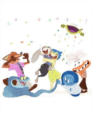 映画『ズートピア２』、大ヒット記念アート