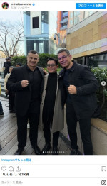 年末にはミルコと現「RIZIN」の榊原代表取締役との3ショットも公開していた　※「アントニオ・ホドリゴ・ノゲイラ」インスタグラム
