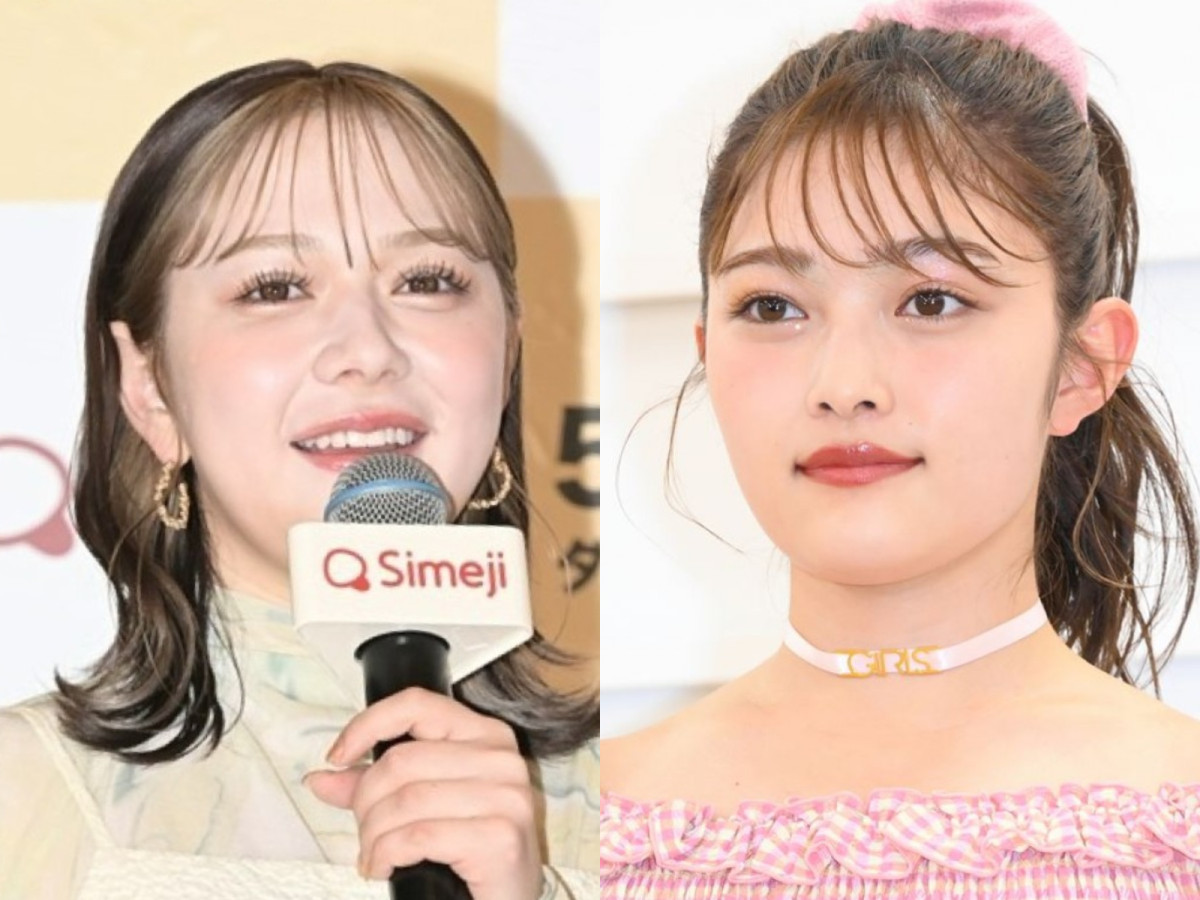 （左から）村重杏奈、井上咲楽