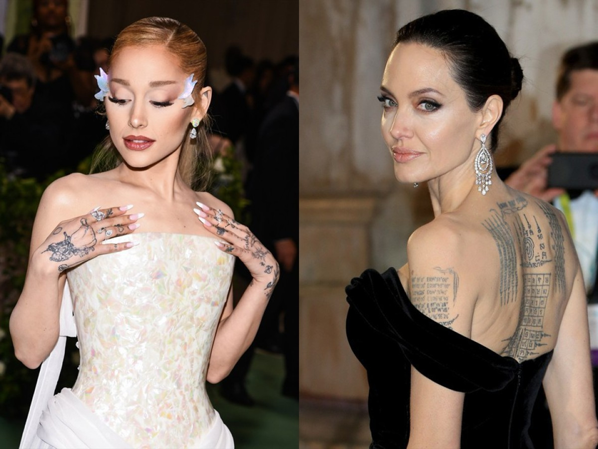 （左から）アリアナ・グランデ、アンジェリーナ・ジョリー