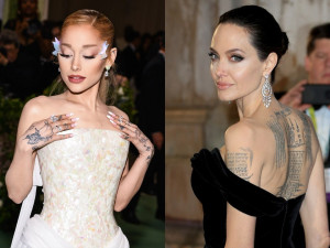 （左から）アリアナ・グランデ、アンジェリーナ・ジョリー