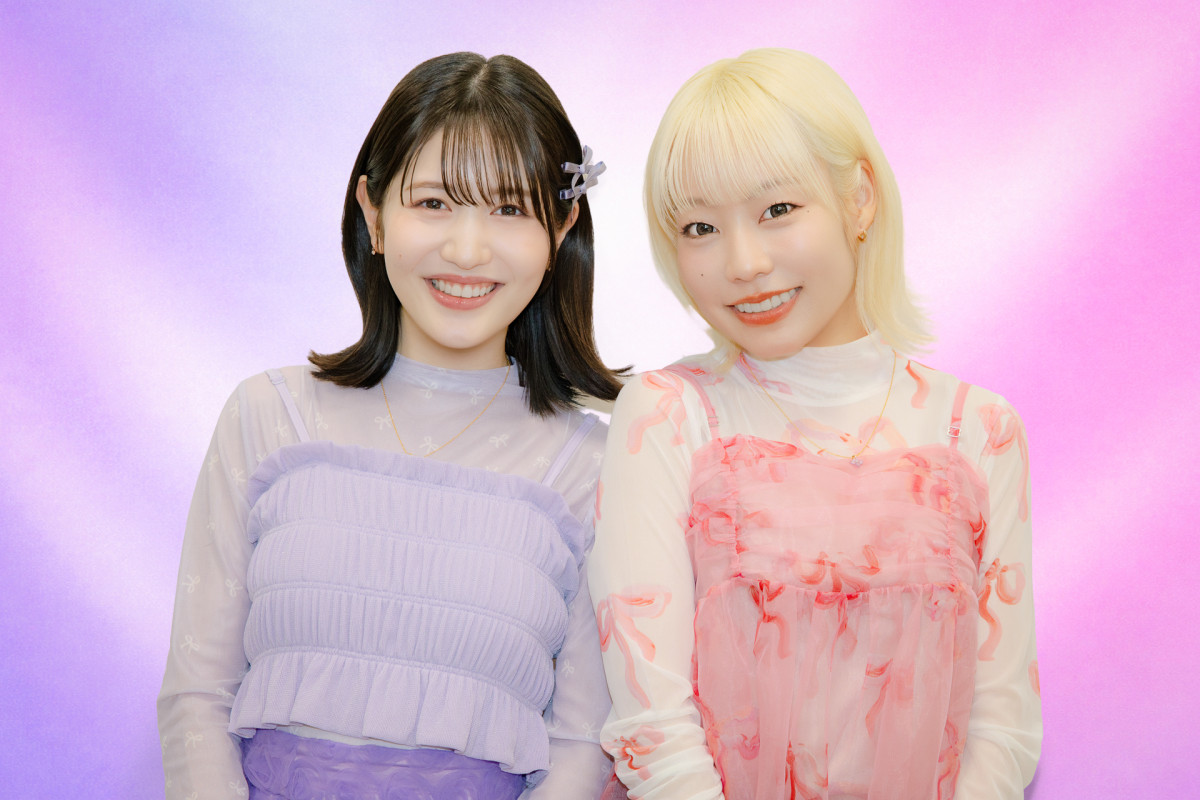 テレビアニメ『名探偵プリキュア！』インタビューより（左から）千賀光莉、本渡楓