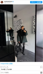 滝沢眞規子、ソロショット　※「滝沢眞規子」インスタグラム