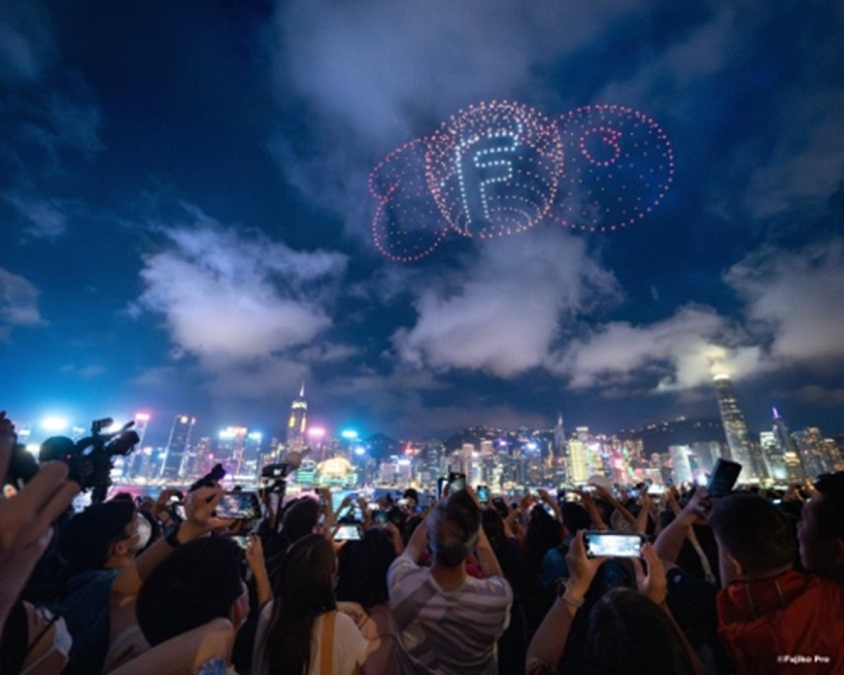 20260213_100％ドラえもん＆フレンズ ドローンショー