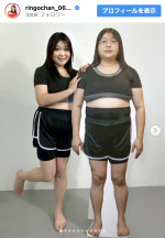 りんごちゃん、番組の企画で「缶詰めダイエット」に挑戦　※「りんごちゃん」インスタグラム