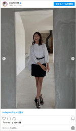 望月理恵、グラビア撮影中の姿を公開　※「望月理恵」Instagram