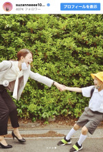 スザンヌ、長男の小学校卒業を報告　※「スザンヌ」インスタグラム