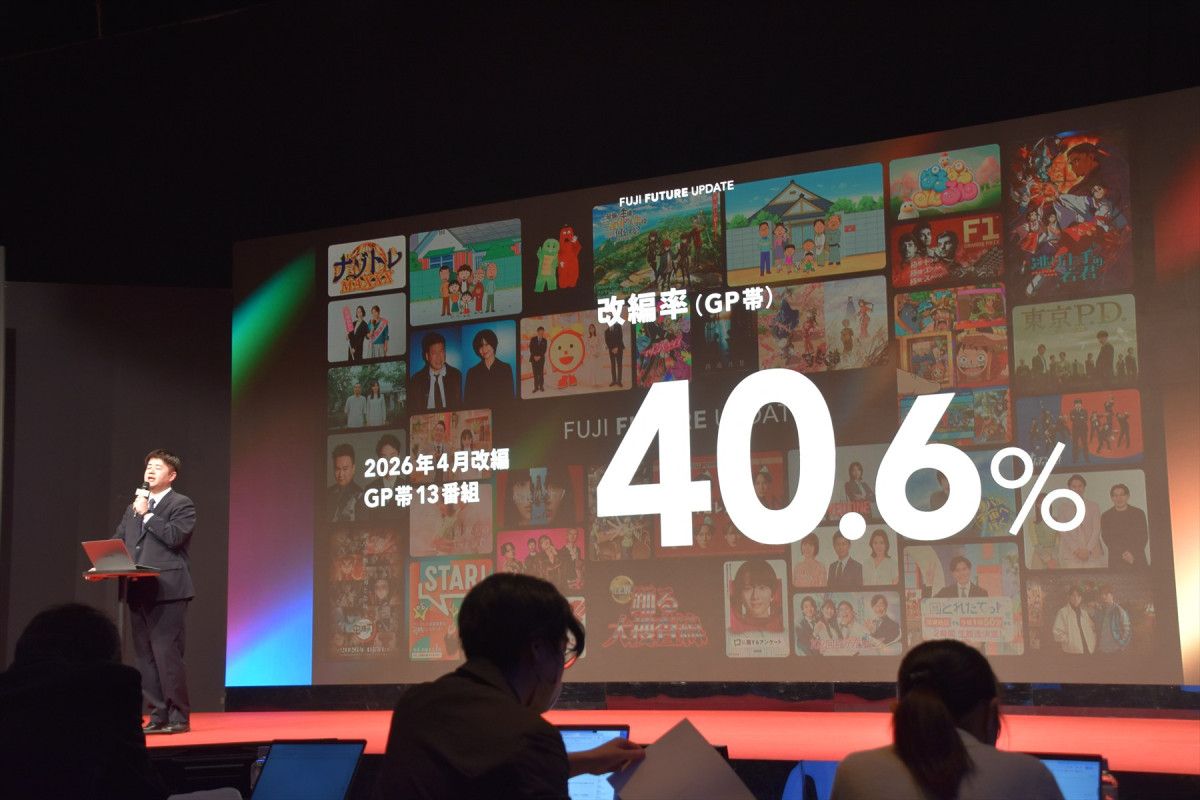 フジテレビ、プライム帯40.6％の大改編　GP帯10年ぶり音楽レギュラー番組＆『タイムレスマン』昇格など