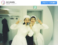 連続テレビ小説『風、薫る』でダブル主演を務める上坂樹里（左）と見上愛（右）　※「上坂樹里」インスタグラム