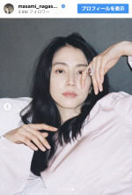 長澤まさみ、ロングドレス姿を公開　※「長澤まさみ」インスタグラム