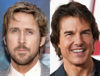 俺がいる日に来てくれよ…（左から）ライアン・ゴズリング、トム・クルーズ