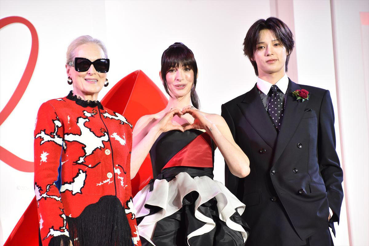 映画『プラダを着た悪魔２』来日スペシャルイベントの様子