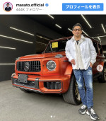 魔裟斗、60台限定SUVの納車を報告　※「魔裟斗」Instagram