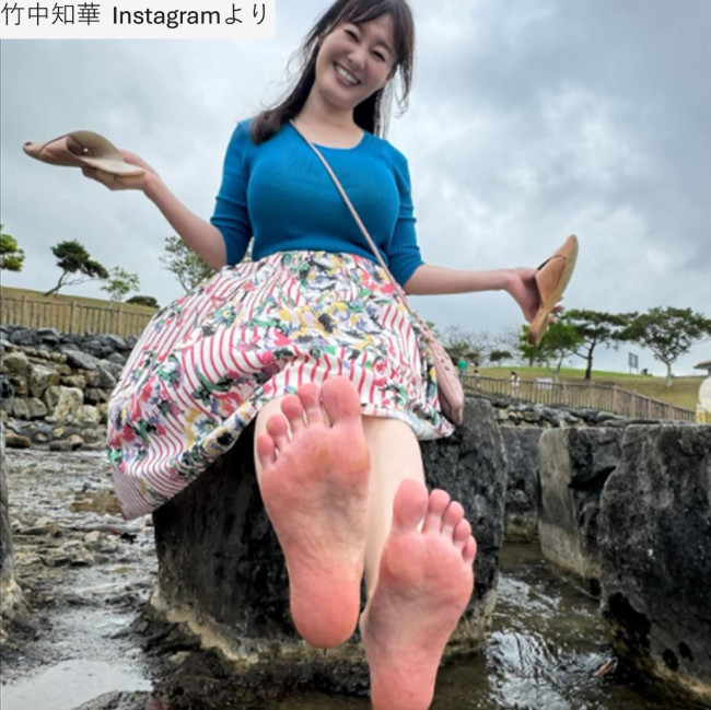 竹中知華、ソロショット　※竹中知華  Instagramより