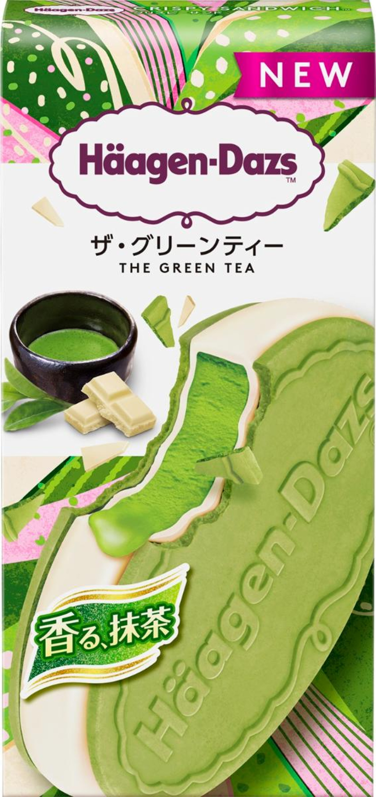 260402「ハーゲンダッツ クリスピーサンド『ザ・グリーンティー』」