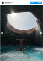 子どもたちとの豪華バカンス写真を公開　※「ジェイソン・ステイサム」Instagram