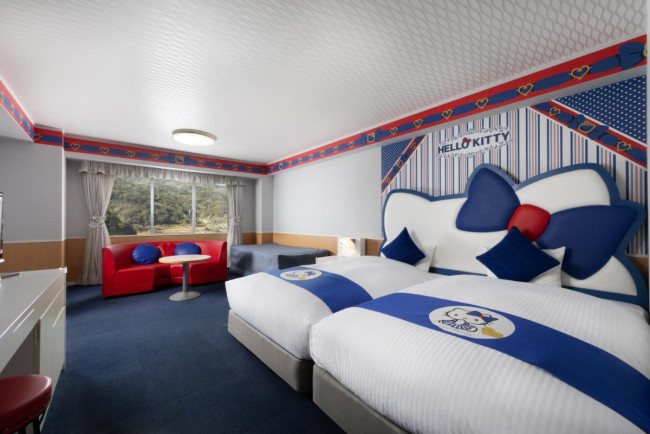 「ハローキティ ルーム」限定グッズ付プラン開始！　7．1から大分・グランドメルキュール別府湾で