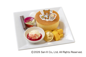 リラックマ×「じゅうじゅうカルビ」がコラボ！　パンケーキプレートなど“ごゆるり”デザートが登場