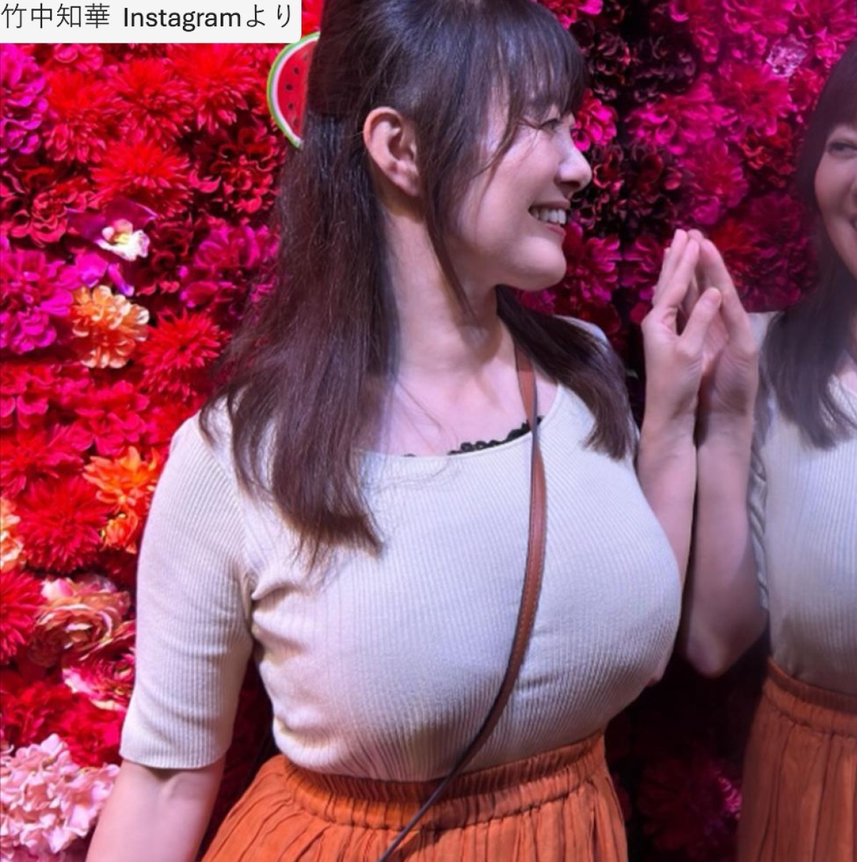 竹中知華、ソロショット　※「竹中知華」Instagram