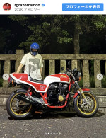 映画『竜二』Tシャツを着たレイザーラモンRG　※「レイザーラモンRG」Instagram