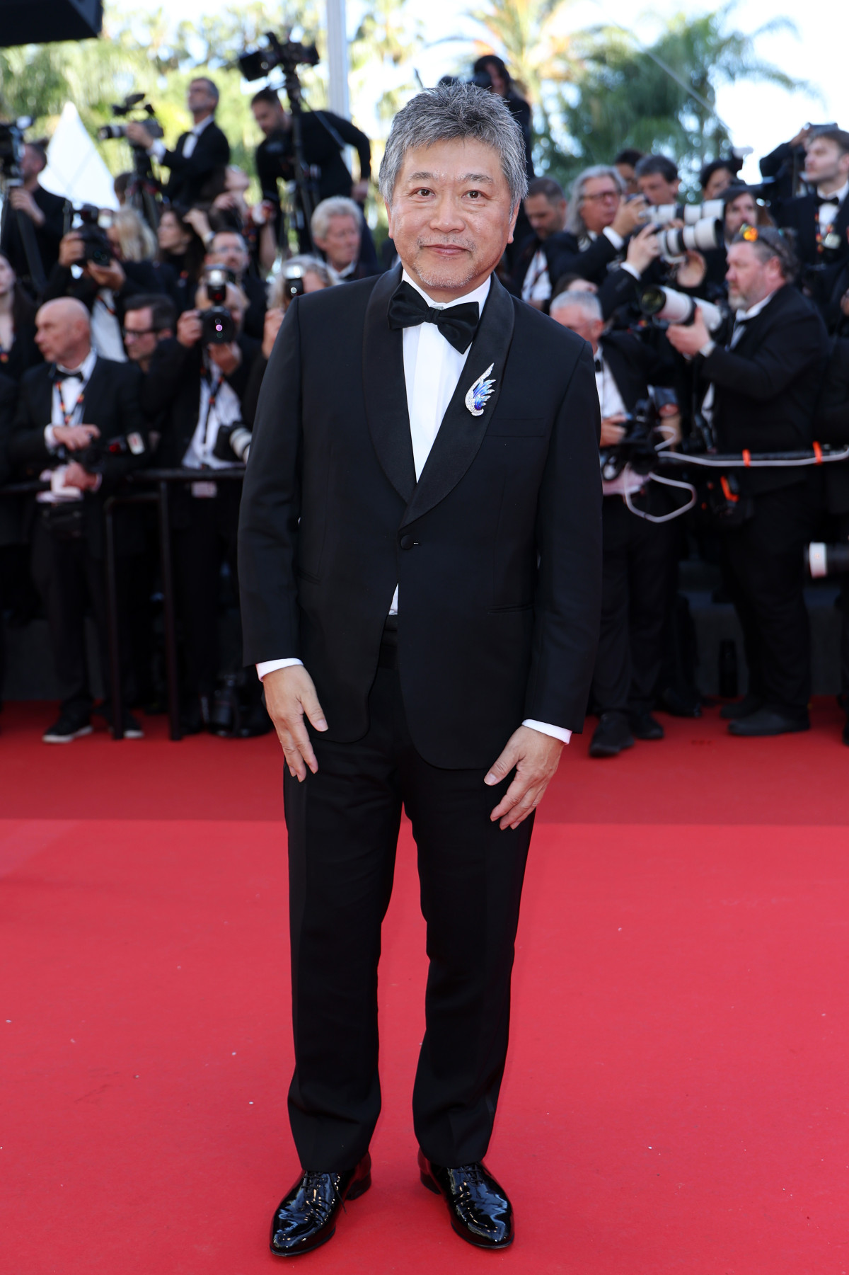 第79回カンヌ国際映画祭レッドカーペットに登場した是枝裕和監督