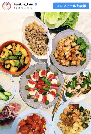 平愛梨、豪華な“母ごはん”を披露　※「平愛梨」instagram