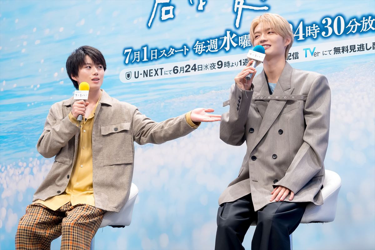 奥智哉＆杢代和人、お互いのことを褒め合い「いつ見ても横顔がきれい」