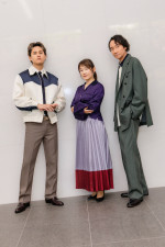 （左から）武内駿輔、ゆきのさつき、三木眞一郎