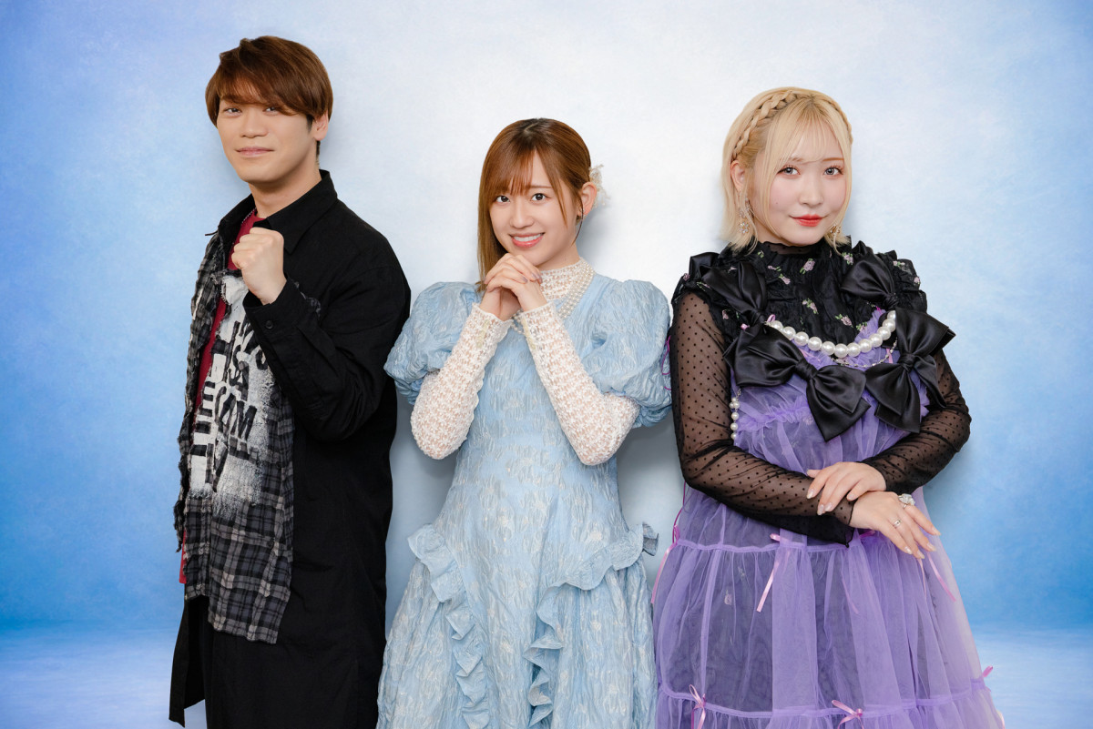 （左から）古川慎、高橋李依、白石晴香