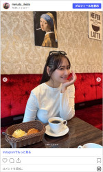 この髪型は見納め？　池田メルダ、タイトなトップスで笑顔　※「池田メルダ」Instagram