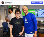 （左から）キー・ホイ・クァン、ムーキー・ベッツ選手　※「キー・ホイ・クァン」Instagram