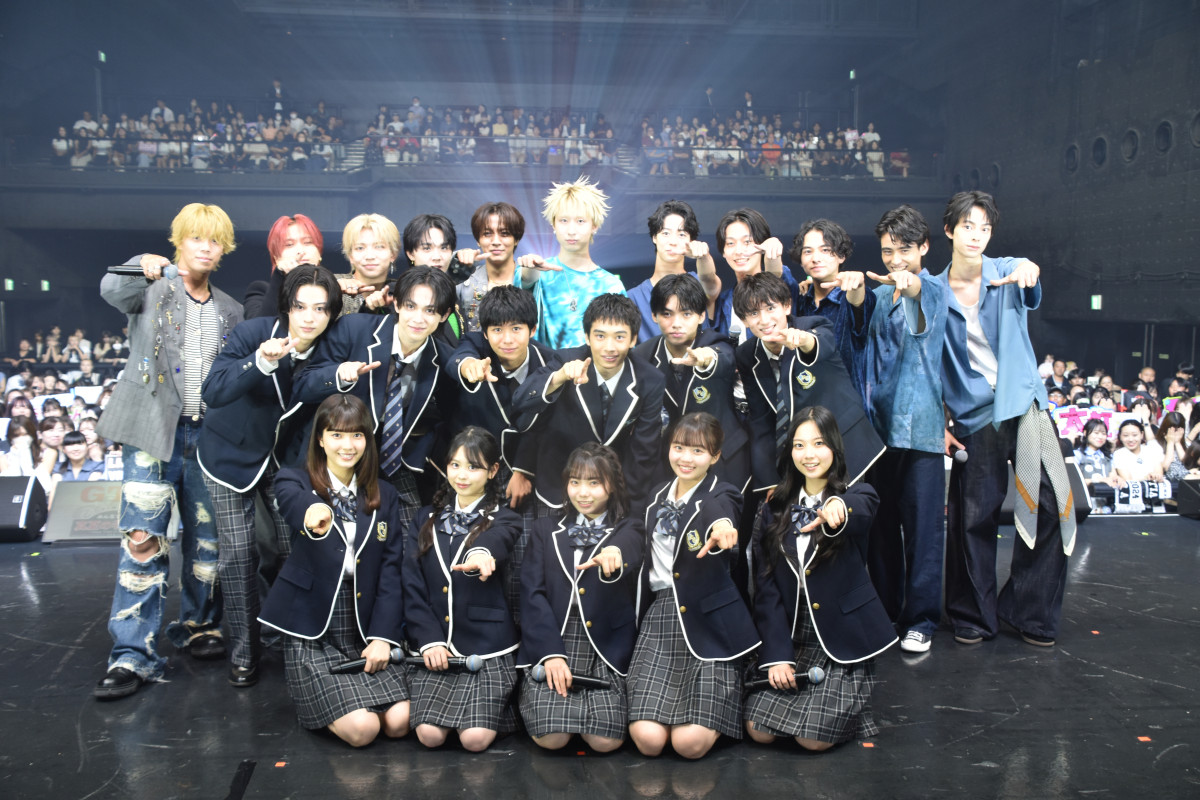 MON7A、LIL LEAGUE、The Right Lightがライブパフォーマンス！ “学園祭”に稲垣来泉、大島美優ら『GTO』生徒が大集合