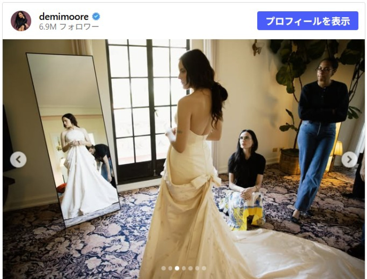 デミ・ムーア＆ブルース・ウィリスの娘タルーラが結婚　式にはブルースも参加
