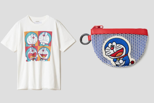 『ドラえもん』の四次元ポケットがバッグやポーチに！　「グラニフ」コラボアイテム8．11発売