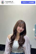本郷柚巴、エクステつけて印象激変　※「本郷柚巴」instagram