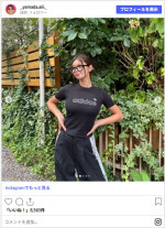 その美しいプロポーションでファンを魅了する山田あい　※「山田あい」Instagram