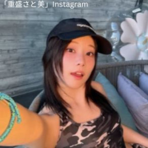 38歳重盛さと美、水着であらわになった美スタイル　※「重盛さと美」Instagram