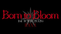 「HANA 1st TOUR 2026 “Born to Bloom”」ロゴ