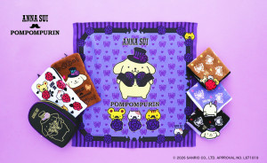 ポムポムプリン×「ANNA SUI」がコラボ！　A4が入る「トートバッグ」など限定デザインのアイテムが集結