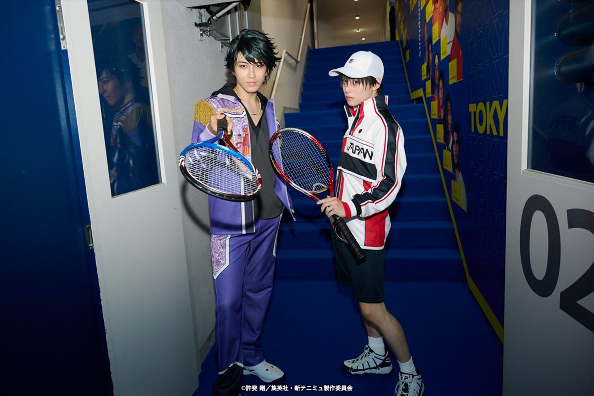 木下ジャパンオープンテニスに越前リョーマ＆リョーガが！　錦織圭選手と撮影も