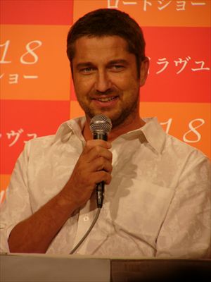 ｢P.S.アイラヴユー｣来日会見ジェラルド・バトラー