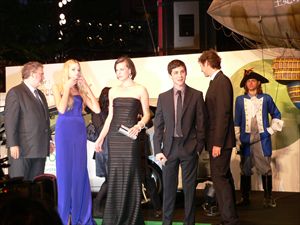 「三銃士／王妃の首飾りとダ・ヴィンチの飛行船」グリーンカーペット（東京国際映画祭2011）