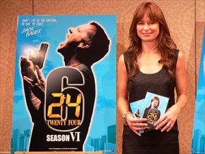 海外ドラマ「24 -TWENTY FOUR-」シーズン6メアリー・リン・ライスカブ来日会見