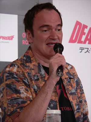 「グラインドハウス」タランティーノ来日会見