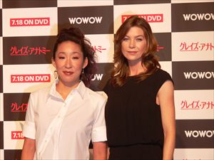 海外ドラマ「グレイズ・アナトミー」エレン・ポンピオ＆サンドラ・オー来日会見
